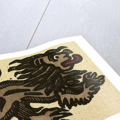 Illustration of English Tales Folk Tales and Ballads. Lion by Anonymous