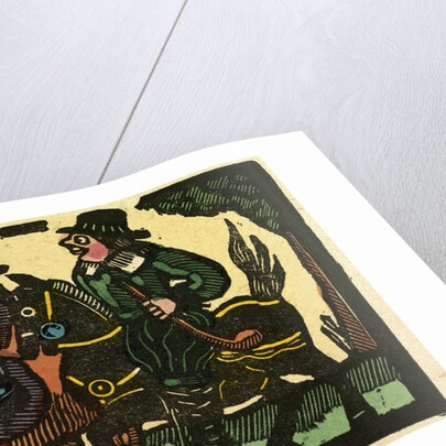 Illustration of English Tales Folk Tales and Ballads. Two Men on Horseback by Anonymous
