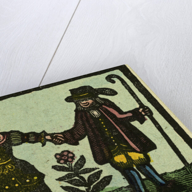 Illustration of English Tales Folk Tales and Ballads. A Man and a Woman Holding Hands by Anonymous