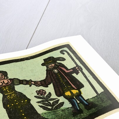 Illustration of English Tales Folk Tales and Ballads. A Man and a Woman Holding Hands by Anonymous