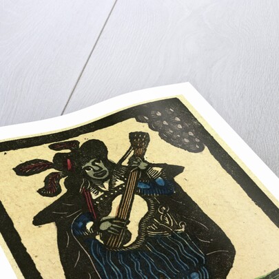 Illustration of English Tales Folk Tales and Ballads. Musician by Anonymous