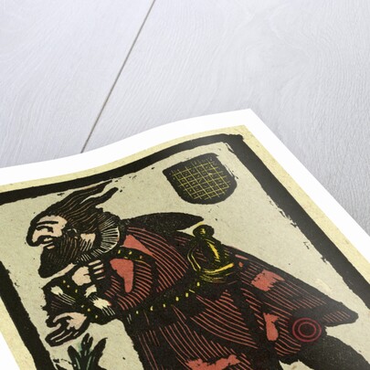 Illustration of English Tales Folk Tales and Ballads. A Man with a Beard Dressed in Red by Anonymous