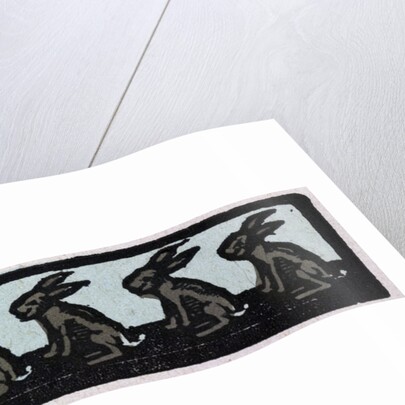 Illustration of English Tales Folk Tales and Ballads. The Seven Hares. Ornament by Anonymous