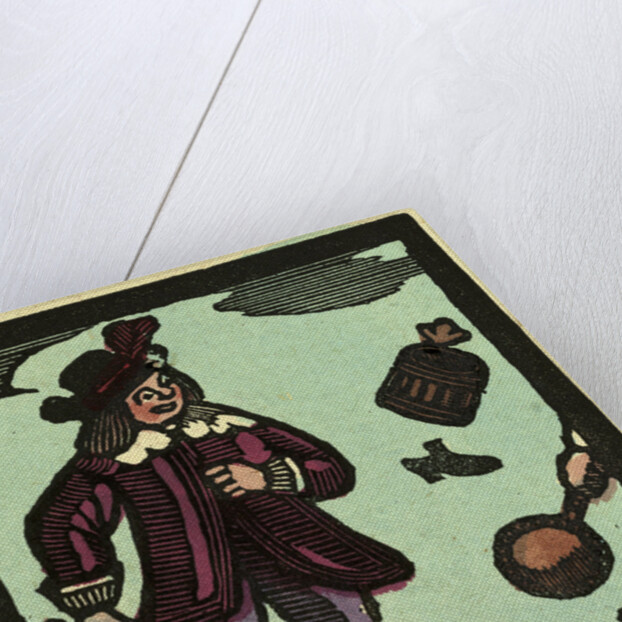 Illustration of English Tales Folk Tales and Ballads. A Man with a Whip by Anonymous