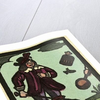 Illustration of English Tales Folk Tales and Ballads. A Man with a Whip by Anonymous