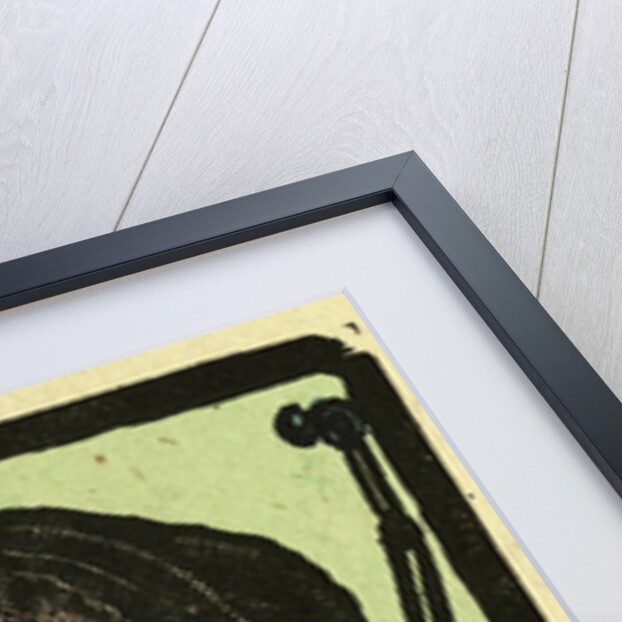 Illustration of English Tales Folk Tales and Ballads. A Frightened Woman Wearing a Mask by Anonymous