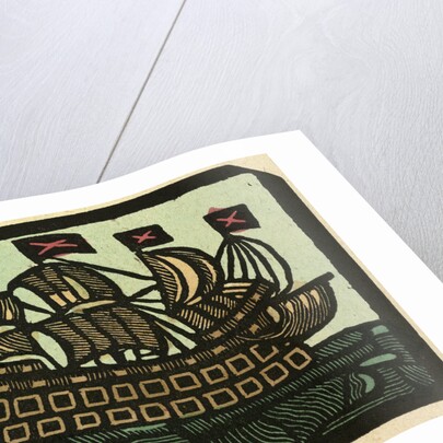 Illustration of English Tales Folk Tales and Ballads. A Ship by Anonymous