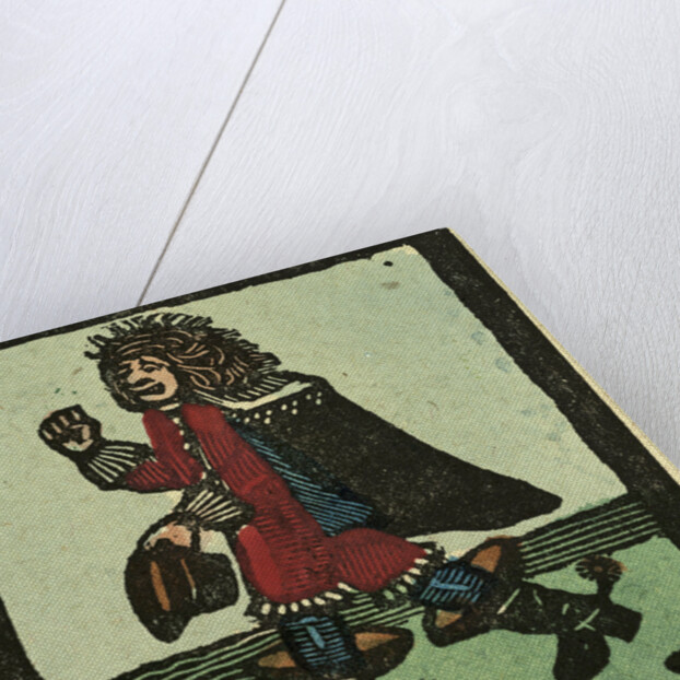 Illustration of English Tales Folk Tales and Ballads. A Man Dressed in Red Going for a Walk by Anonymous