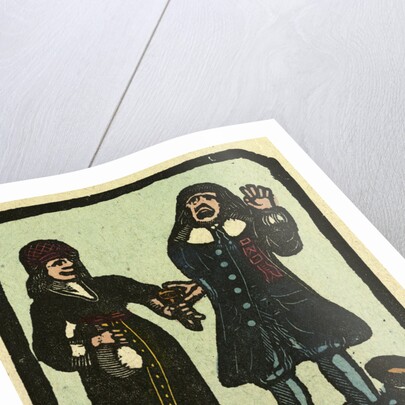 Illustration of English Tales Folk Tales and Ballads. A Man and a Woman in Conversation by Anonymous