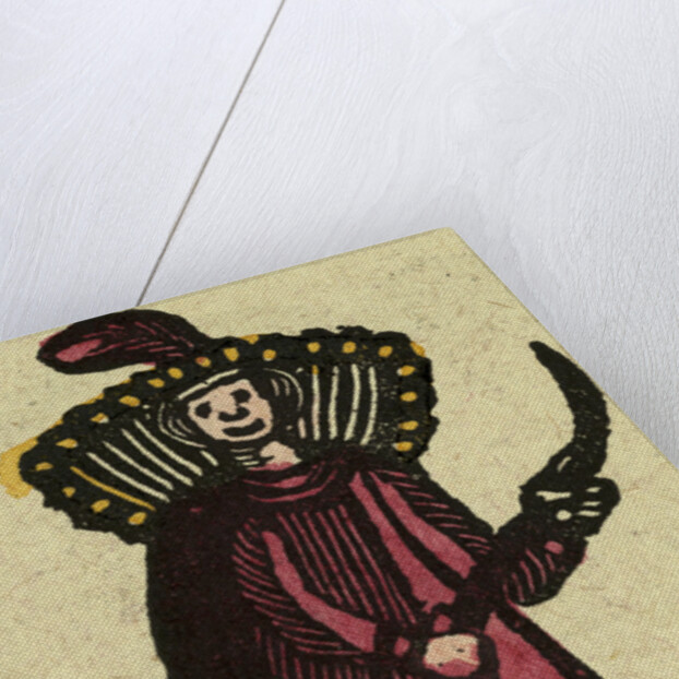 Illustration of English Tales Folk Tales and Ballads. A Woman Wearing a Red Dress by Anonymous