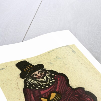 Illustration of English Tales Folk Tales and Ballads. A Man Wearing Colourful Clothes by Anonymous