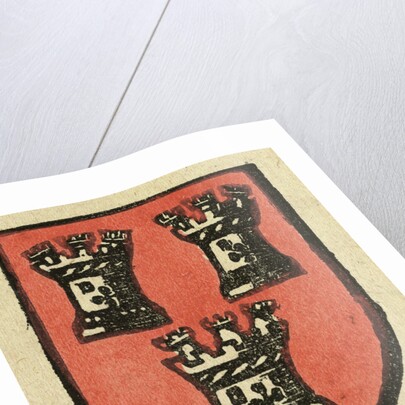 Illustration of English Tales Folk Tales and Ballads. A Coat of Arms Depicting Three Castles by Anonymous