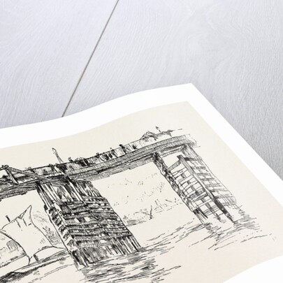 Old Battersea Bridge by Anonymous