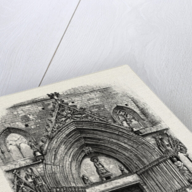 Entrance to the Church of Santa Maria Del Mar, Barcelona, Spain by Anonymous