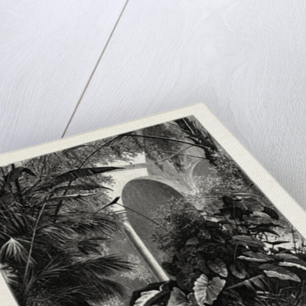 A Patio, or Central Courtyard, Seville, Spain by Anonymous