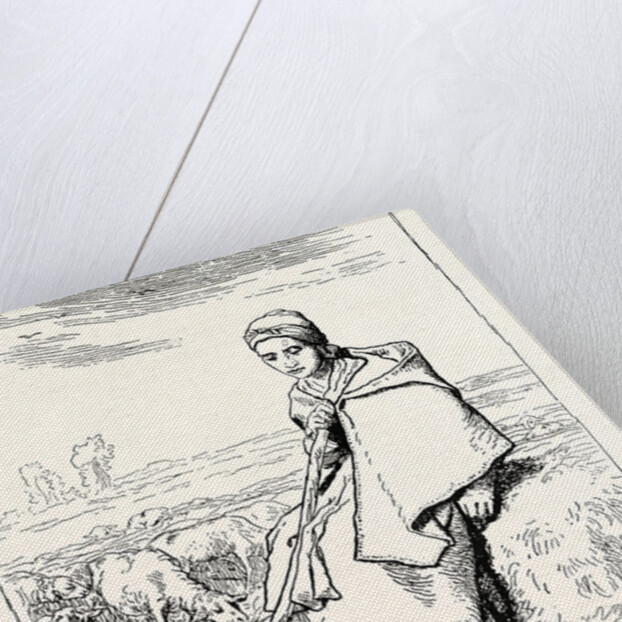 Shepherding, La Bergere, Shepherd by Anonymous