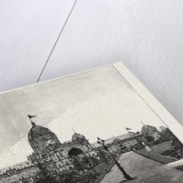 The Exhibition Buildings from the Gardens by Anonymous