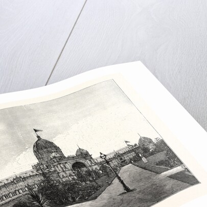 The Exhibition Buildings from the Gardens by Anonymous
