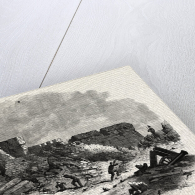 The Breach in the Bastion of St. Antonio Gaeta Caused by the Explosion of a Powder-Magazine by Anonymous