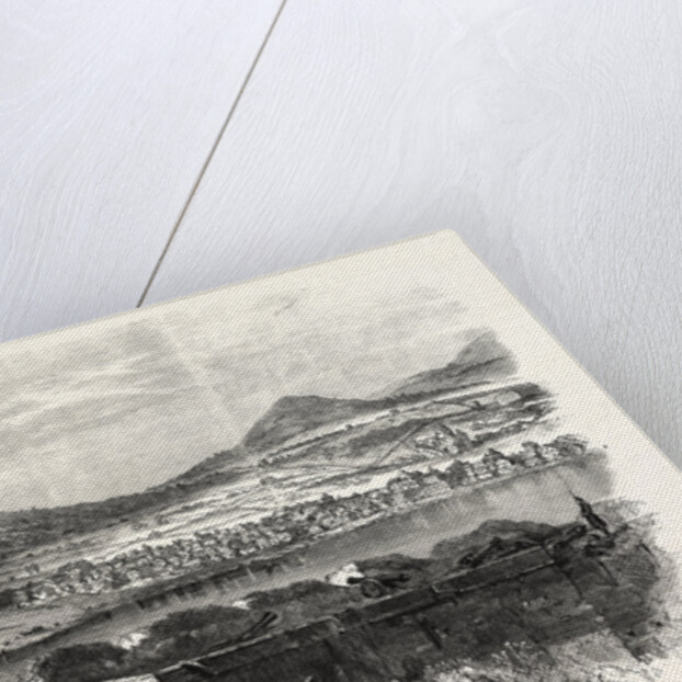Gaeta: The Positions of the National Army Seen from the Batteries of the Citadel of Gaeta by Anonymous
