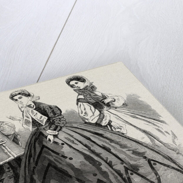 Paris Fashionsfashions for April 1861 by Anonymous