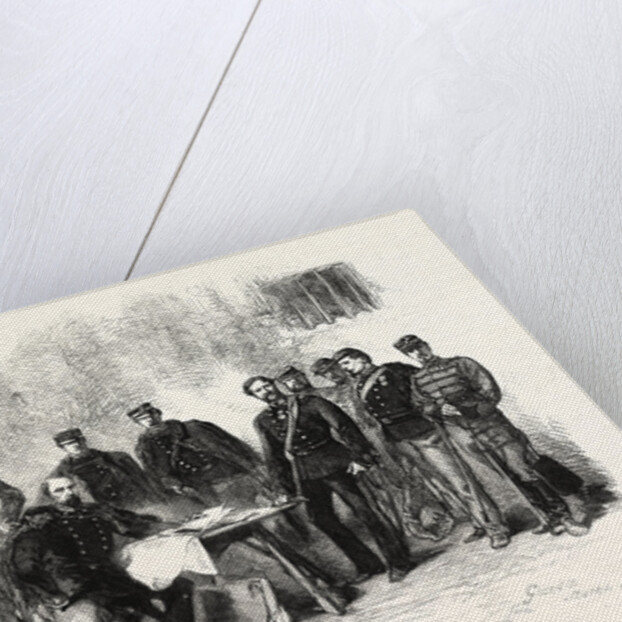 General Cialdini and His Staff at Gaeta by Anonymous