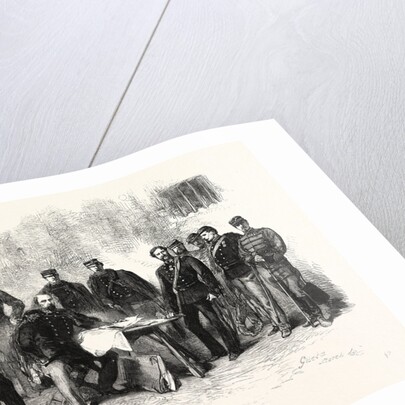 General Cialdini and His Staff at Gaeta by Anonymous