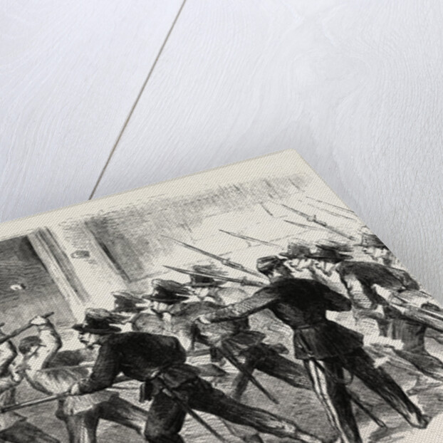 Conflict at Naples Between a Company of Bersaglieri and False Garibaldini by Anonymous
