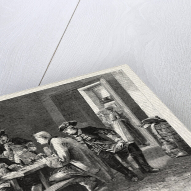 Soldiers Playing at Cards, from the French Exhibition by Anonymous