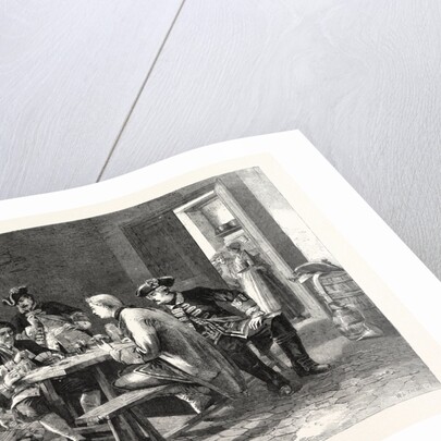 Soldiers Playing at Cards, from the French Exhibition by Anonymous
