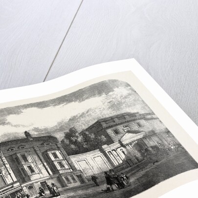 View of the Old Royal Academy in Pall Mall London UK by Anonymous