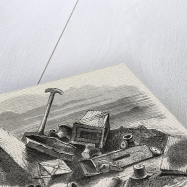 Under Piers of Hypocaust Flue-Tiles Etc. Belonging to the Roman Villa Disinterred at Walesby. by Anonymous