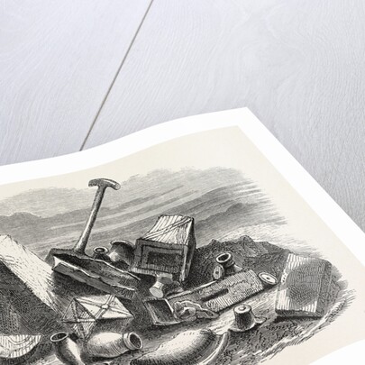 Under Piers of Hypocaust Flue-Tiles Etc. Belonging to the Roman Villa Disinterred at Walesby. by Anonymous