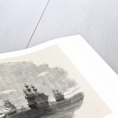 The British Fleet Lying in the Roadstead of Beyrout (Beirut) by Anonymous