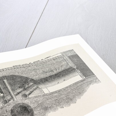New Subway King Street Covent Garden London: Cross Section Showing the Subway and the Sewer Beneath UK by Anonymous