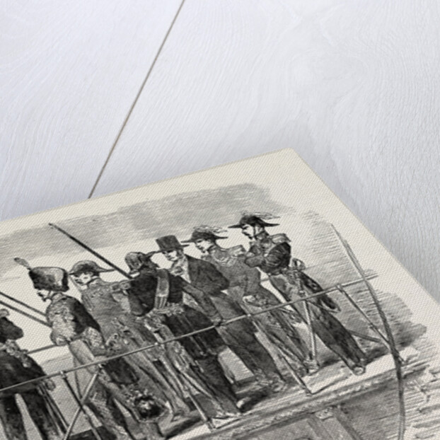 The Emperor on Board the Screw Steam-Yacht La Reine Hortense Leaving the Harbour 1854 by Anonymous