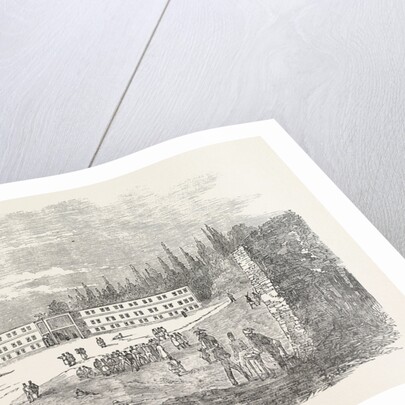 Barracks of Cassim Pacha in Constantinople Istanbul 1854 by Anonymous