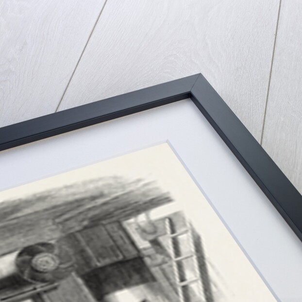 The Volcano Steam-Sloop Fitted As a Floating Factory for the Baltic 1854 by Anonymous