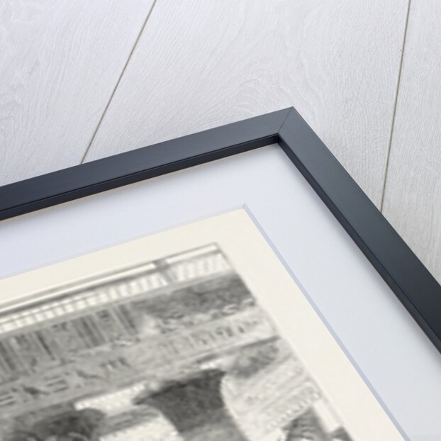 The Crystal Palace Entrance to the Egyptian Court from the Nave by the Avenue of Lions 1854 by Anonymous