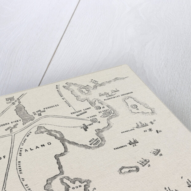 Plan of the Attack on Bombarsund 1854 by Anonymous