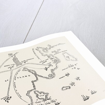 Plan of the Attack on Bombarsund 1854 by Anonymous