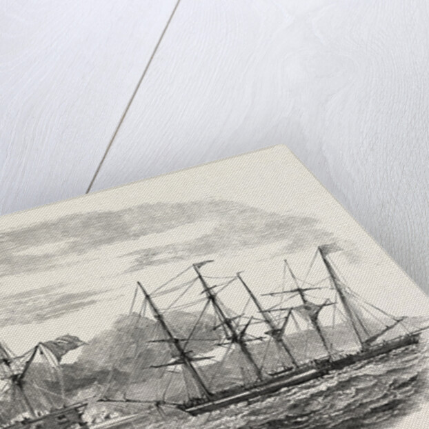 The French Screw Steamer Charlemagne Passing the Castles of Europe and Asia by Anonymous