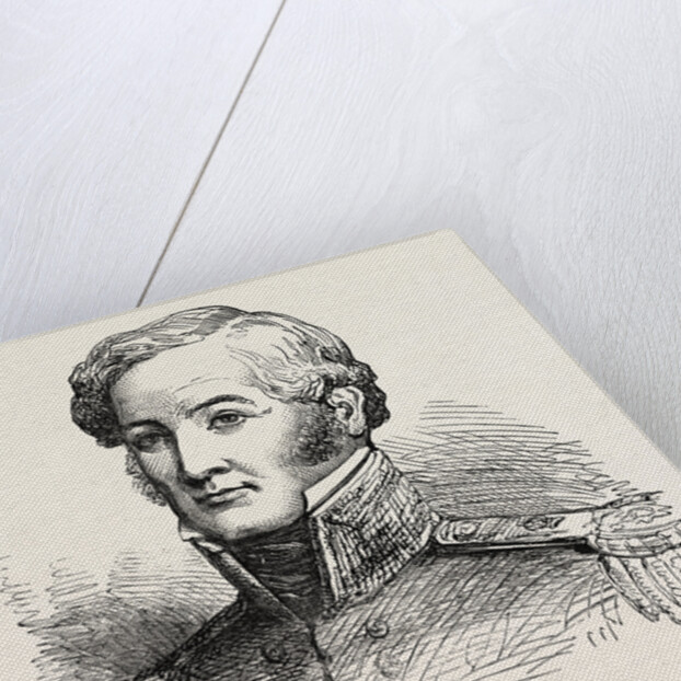 Rear-Admiral Plumridge (Baltic Fleet) from a Family Painting 1854 by Anonymous