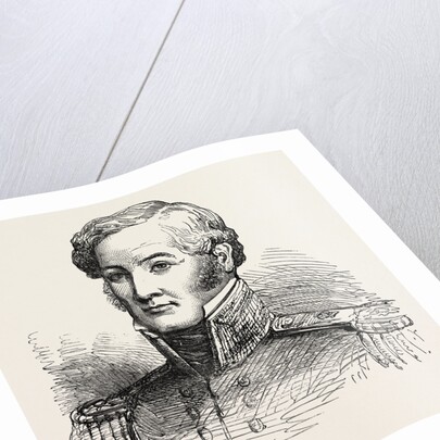 Rear-Admiral Plumridge (Baltic Fleet) from a Family Painting 1854 by Anonymous