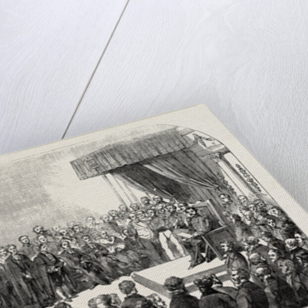 Opening of the Cape Parliament in the State Room Cape Town 1854 South Africa by Anonymous