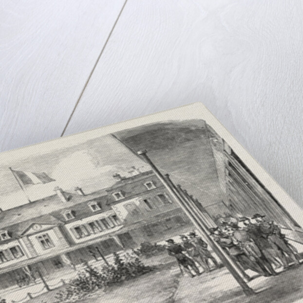 The Hotel Brighton Boulogne France 1854 by Anonymous