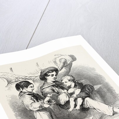 Bulgarian Children Wounded at Kustendjeh 1854 by Anonymous