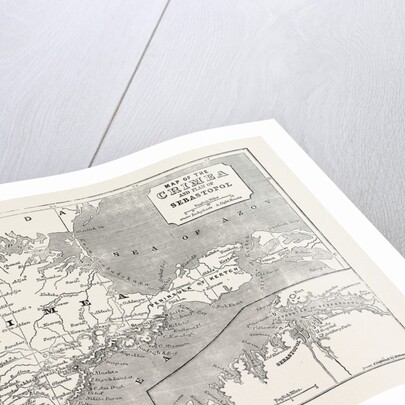 The Crimea Expedition: Map of the Crimea and Plan of Sebastopol 1854 by Anonymous