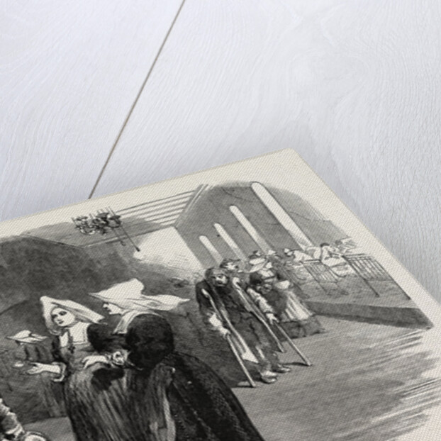 Sisters of Charity (St. Benoit) in the New Hospital at Pera. 1854 by Anonymous