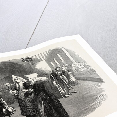 Sisters of Charity (St. Benoit) in the New Hospital at Pera. 1854 by Anonymous